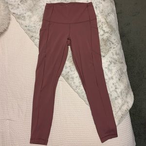 Purple Yogalicious 7/8 length legging